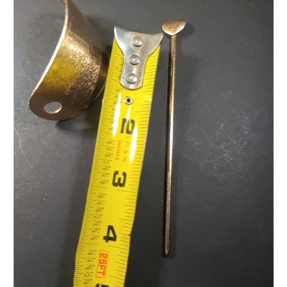 Pony Tail Holder Gold Tone Heart - Picture 5 of 6